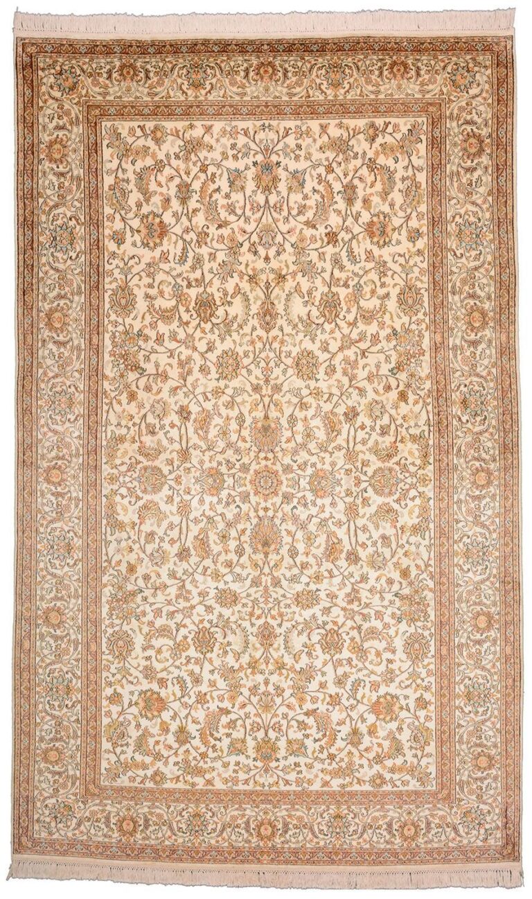 Kashmir Oriental Rug 180 × 299 cm, Silk, hand-knotted