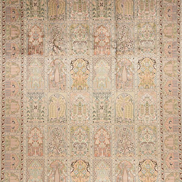Kashmir Oriental Rug 243 × 340 cm, Silk, hand-knotted — view 6