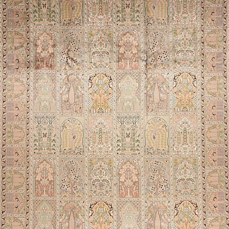 Kashmir Oriental Rug 243 × 340 cm, Silk, hand-knotted — view 6