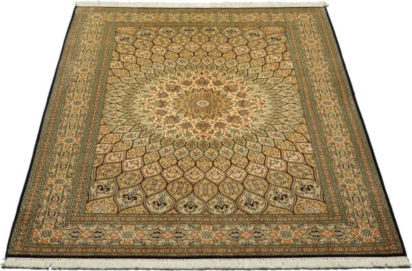 Kashmir Oriental Rug 131 × 280 cm, Silk, hand-knotted — view 2
