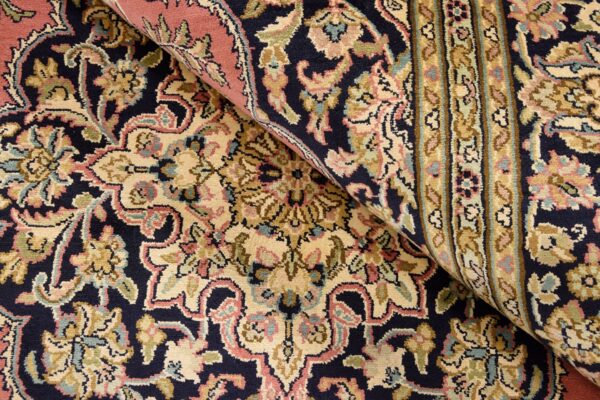 Kashmir Oriental Rug 151 × 223 cm, Silk, hand-knotted — view 4