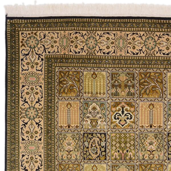 Kashmir Oriental Rug 153 × 255 cm, Silk, hand-knotted, pastel — view 6