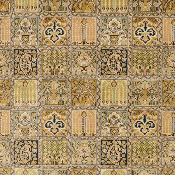 Kashmir Oriental Rug 153 × 255 cm, Silk, hand-knotted, pastel — view 5
