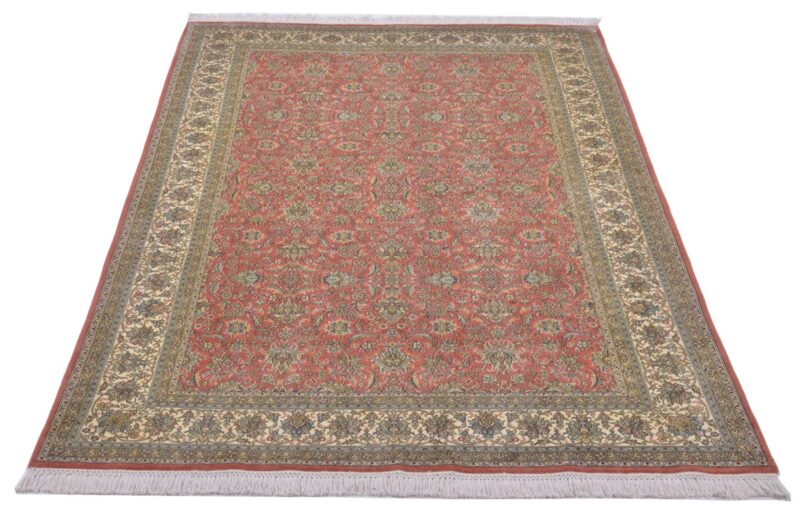 Kashmir Oriental Rug 161 × 264 cm, Silk, hand-knotted — view 2