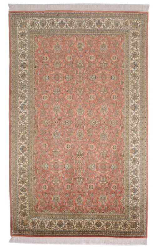 Kashmir Oriental Rug 161 × 264 cm, Silk, hand-knotted