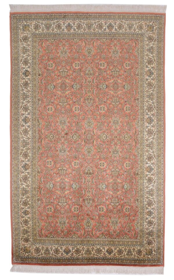 Kashmir Oriental Rug 161 × 264 cm, Silk, hand-knotted