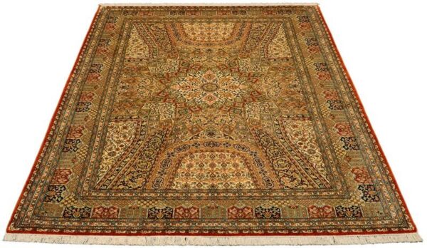 Kashmir Oriental Rug 165 × 255 cm, Silk, hand-knotted — view 2