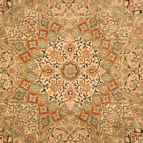 Kashmir Oriental Rug 165 × 255 cm, Silk, hand-knotted — view 4