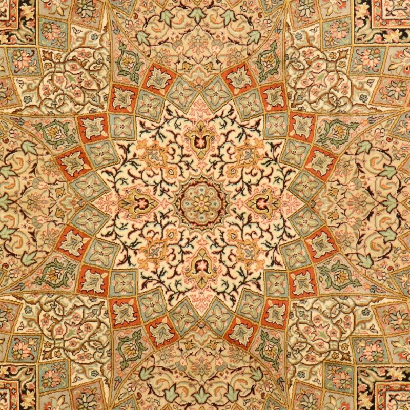 Kashmir Oriental Rug 165 × 255 cm, Silk, hand-knotted — view 4