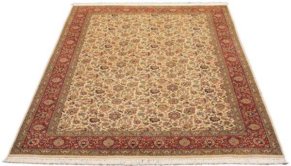 Kashmir Oriental Rug 166 × 242 cm, Silk, hand-knotted, refined — view 2