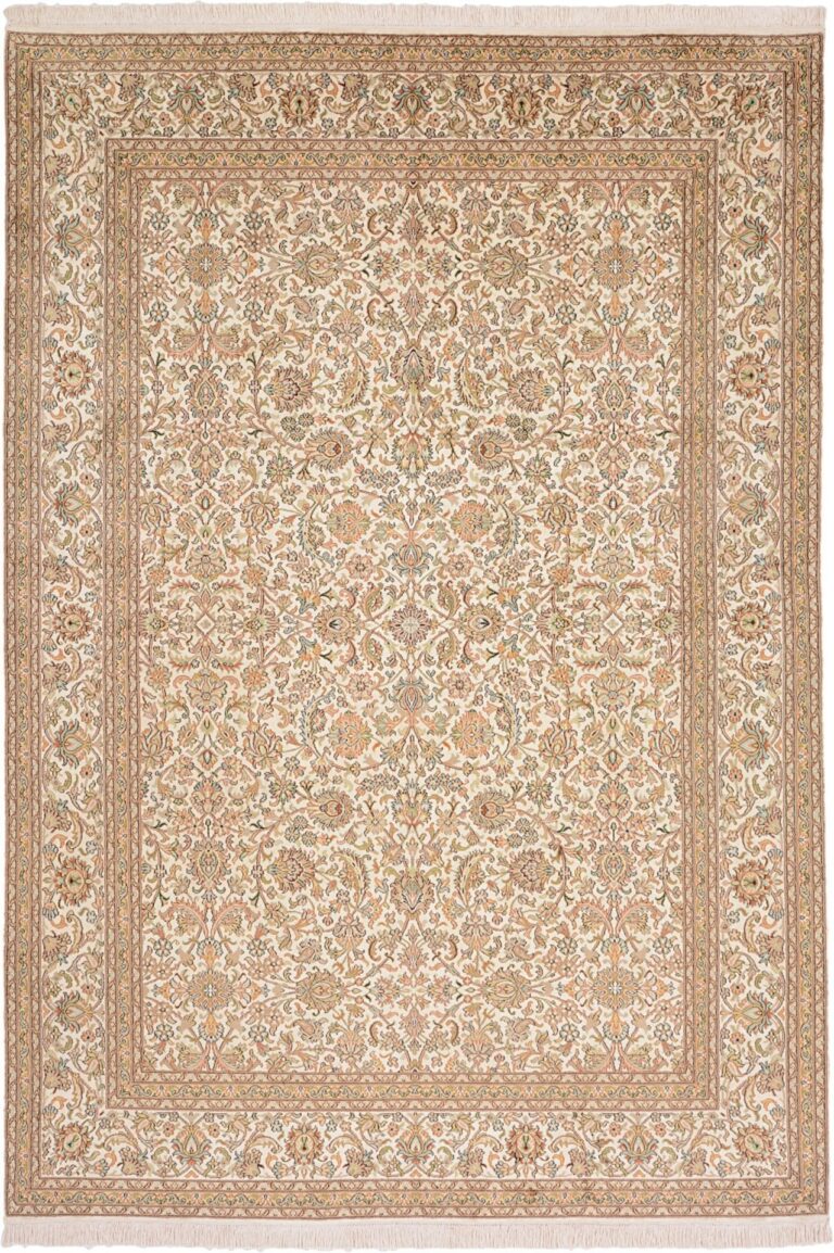 Kashmir Oriental Rug 170 × 247 cm, Silk, hand-knotted