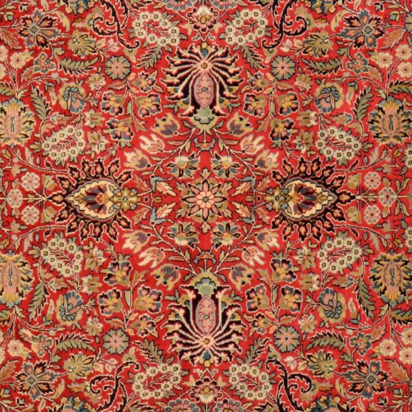Kashmir Oriental Rug 170 × 249 cm, Silk, hand-knotted, pastel — view 4 Kashmir Oriental Rug 170 × 249 cm, Silk, hand-knotted, pastel — view 4