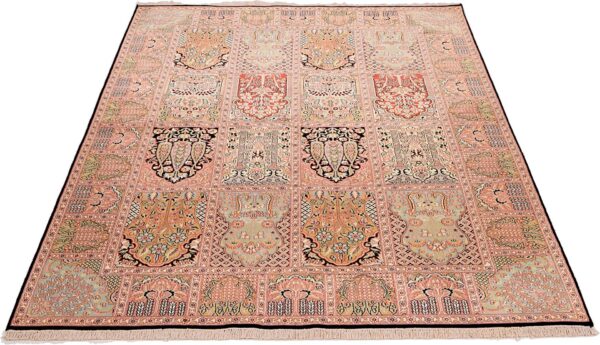 Kashmir Oriental Rug 173 × 246 cm, Silk, hand-knotted — view 3 Kashmir Oriental Rug 173 × 246 cm, Silk, hand-knotted — view 3