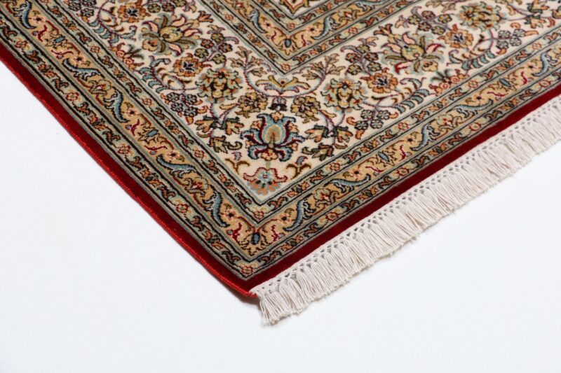 Kashmir Oriental Rug 173 × 249 cm, Silk, hand-knotted, pastel — view 6