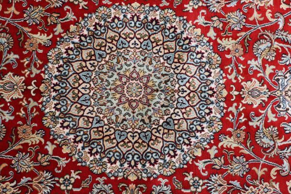 Kashmir Oriental Rug 173 × 249 cm, Silk, hand-knotted, pastel — view 9