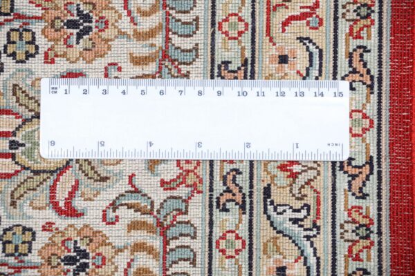 Kashmir Oriental Rug 173 × 249 cm, Silk, hand-knotted, pastel — view 11