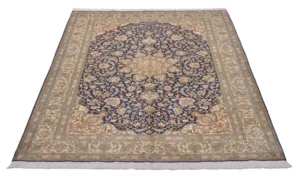 Kashmir Oriental Rug 174 × 260 cm, Silk, hand-knotted, pastel — view 2