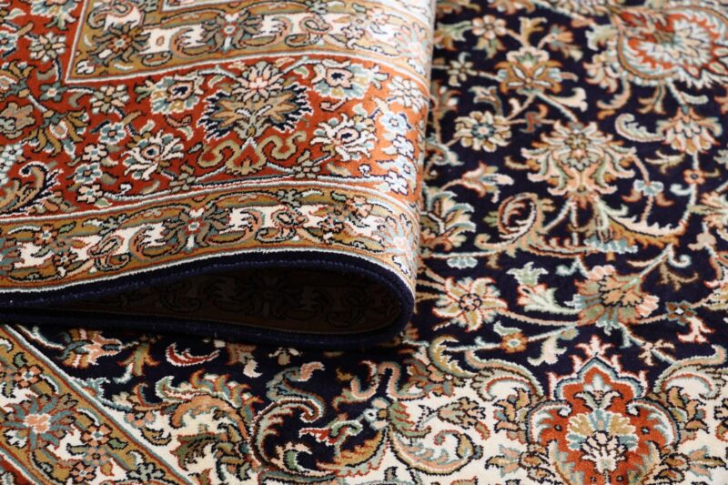 Kashmir Oriental Rug 175 × 245 cm, Silk, hand-knotted — view 10