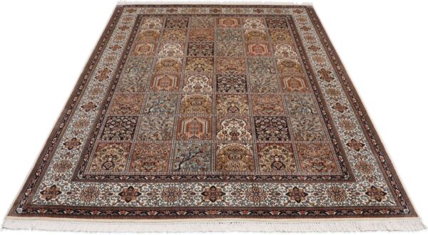 Kashmir Oriental Rug 175 × 246 cm, Silk, hand-knotted — view 7