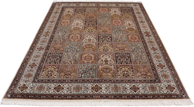 Kashmir Oriental Rug 175 × 246 cm, Silk, hand-knotted — view 7