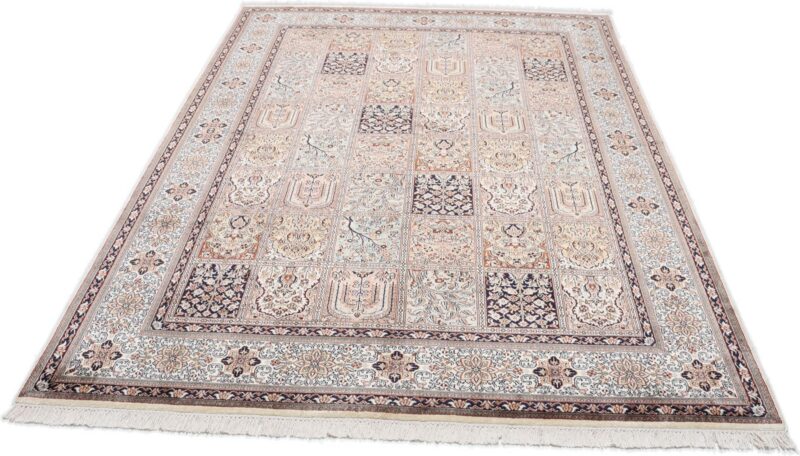 Kashmir Oriental Rug 175 × 246 cm, Silk, hand-knotted — view 2