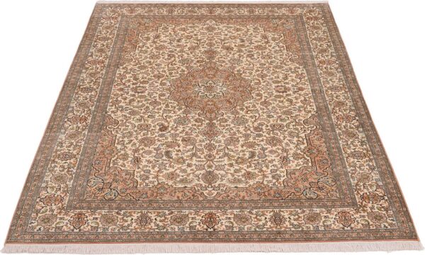 Kashmir Oriental Rug 175 × 251 cm, Silk, hand-knotted — view 2