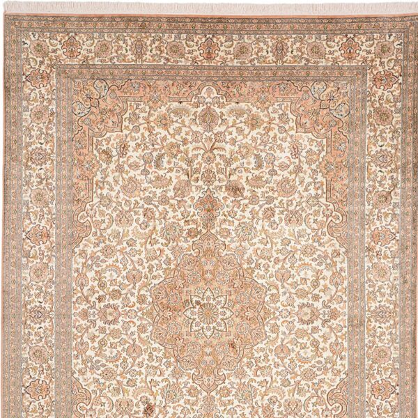 Kashmir Oriental Rug 175 × 251 cm, Silk, hand-knotted — view 7
