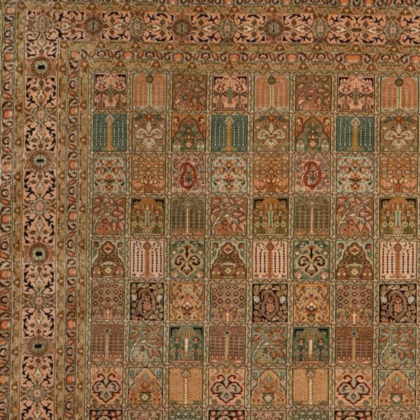 Kashmir Oriental Rug 180 × 270 cm, Silk, hand-knotted, fine — view 4