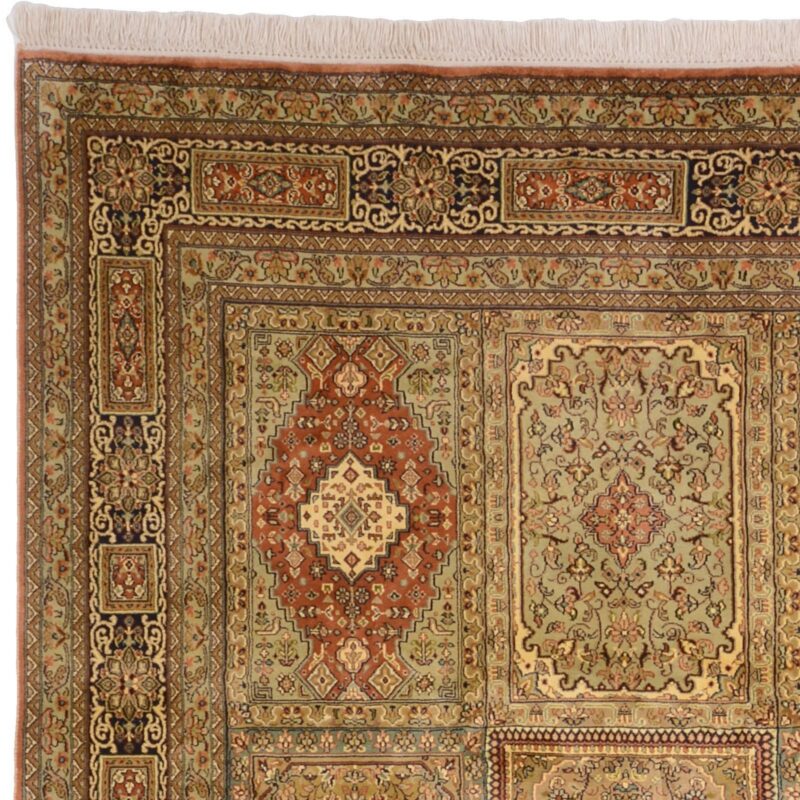 Kashmir Oriental Rug 182 × 270 cm, Silk, hand-knotted — view 6