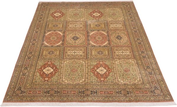 Kashmir Oriental Rug 182 × 270 cm, Silk, hand-knotted — view 2