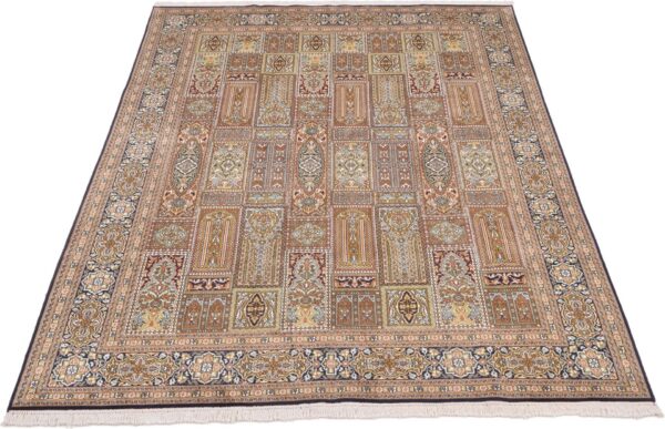 Kashmir Oriental Rug 182 × 277 cm, Silk, hand-knotted — view 2