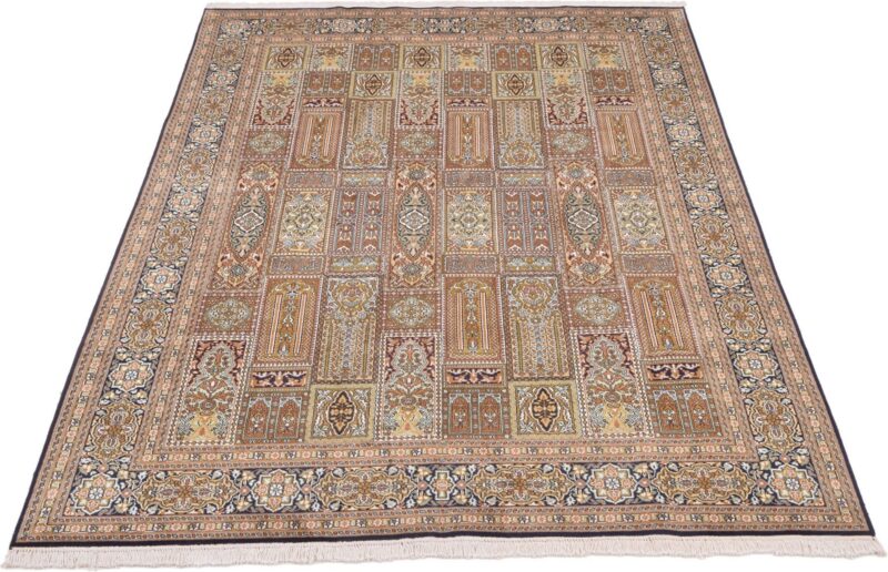 Kashmir Oriental Rug 182 × 277 cm, Silk, hand-knotted — view 2