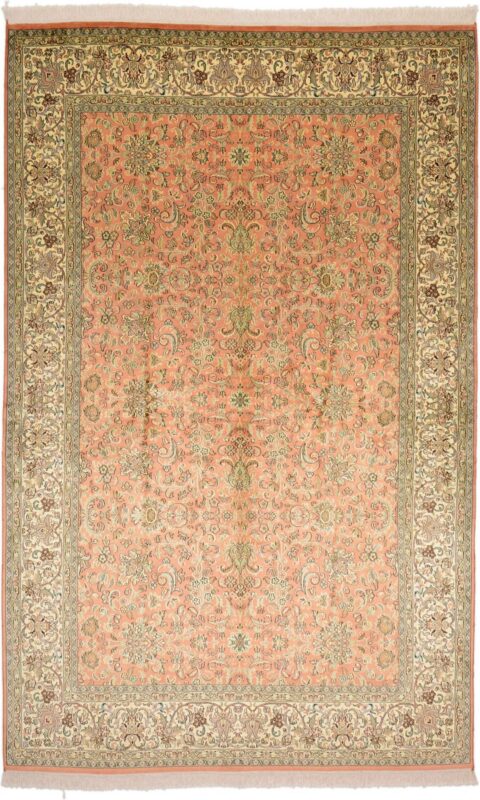 Kashmir Oriental Rug 182 × 289 cm, Silk, hand-knotted