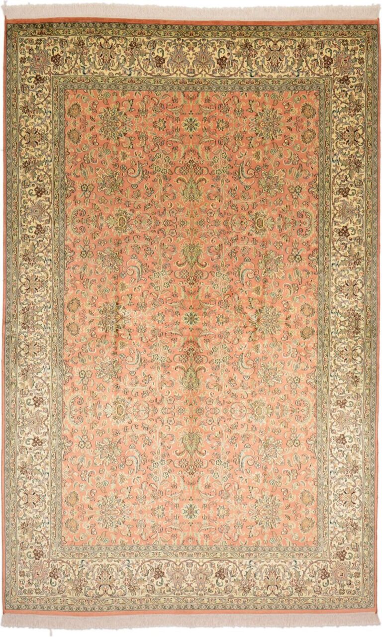 Kashmir Oriental Rug 182 × 289 cm, Silk, hand-knotted