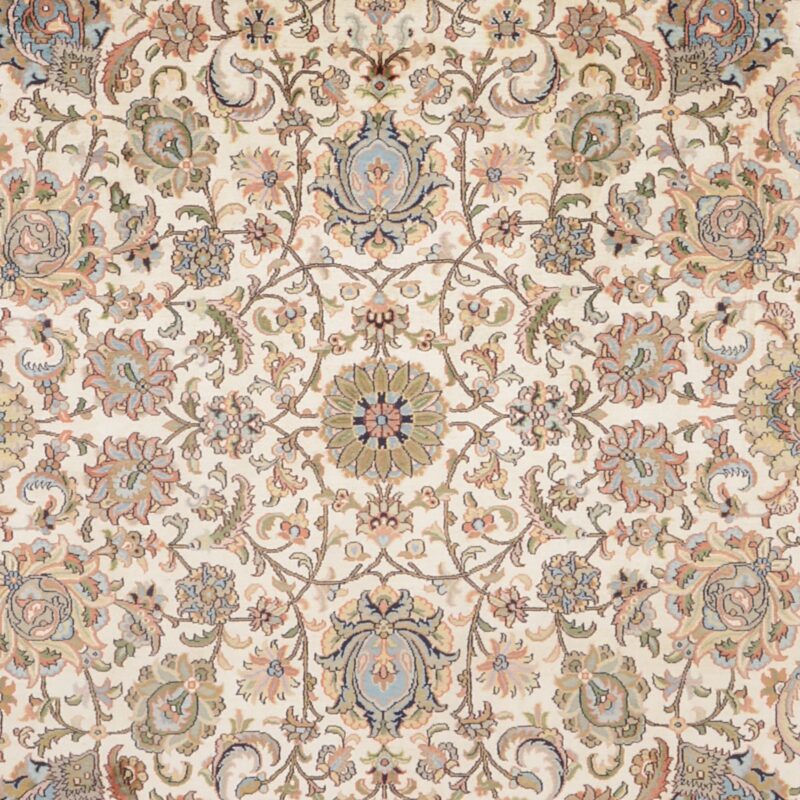 Kashmir Oriental Rug 182 × 290 cm, Silk, hand-knotted, fine — view 5 Kashmir Oriental Rug 182 × 290 cm, Silk, hand-knotted, fine — view 5