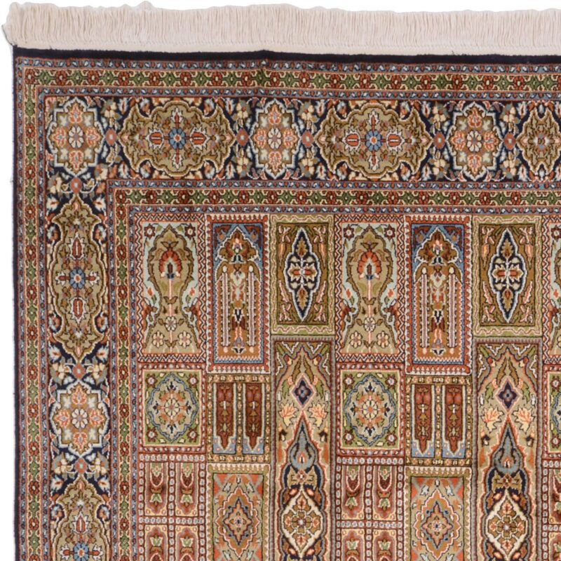 Kashmir Oriental Rug 183 × 269 cm, Silk, hand-knotted — view 6