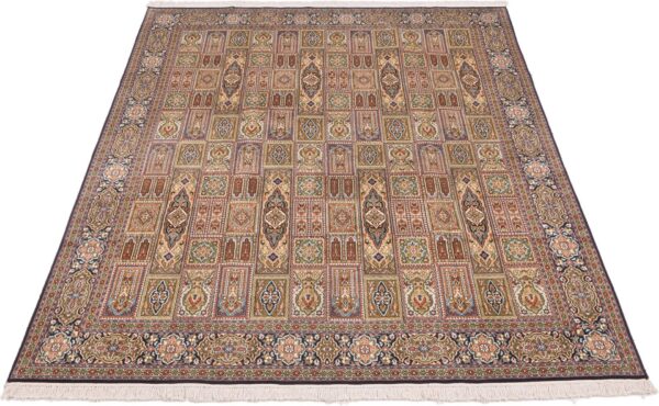 Kashmir Oriental Rug 183 × 269 cm, Silk, hand-knotted — view 2