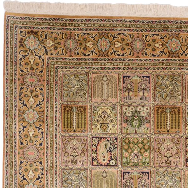 Kashmir Oriental Rug 183 × 274 cm, Silk, hand-knotted — view 6