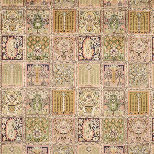 Kashmir Oriental Rug 183 × 274 cm, Silk, hand-knotted — view 5