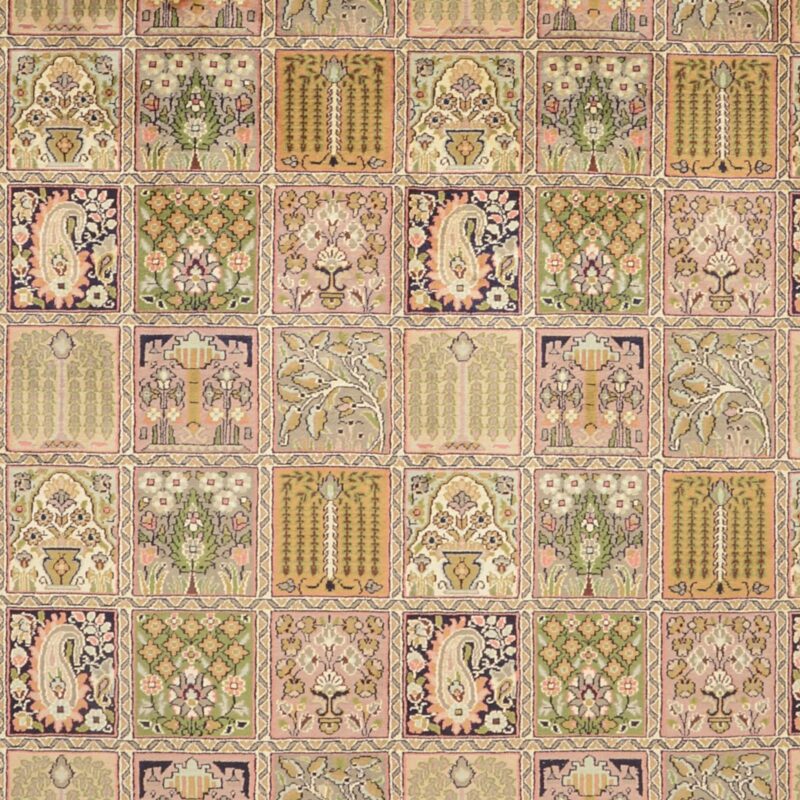 Kashmir Oriental Rug 183 × 274 cm, Silk, hand-knotted — view 5