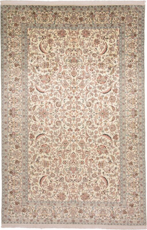 Kashmir Oriental Rug 184 × 280 cm, Silk, hand-knotted, refined