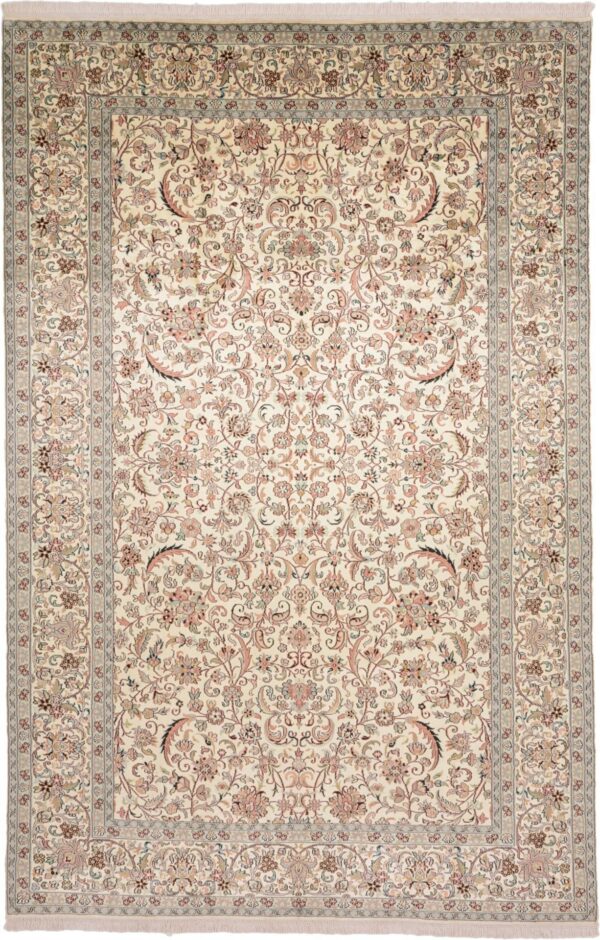 Kashmir Oriental Rug 184 × 280 cm, Silk, hand-knotted, refined