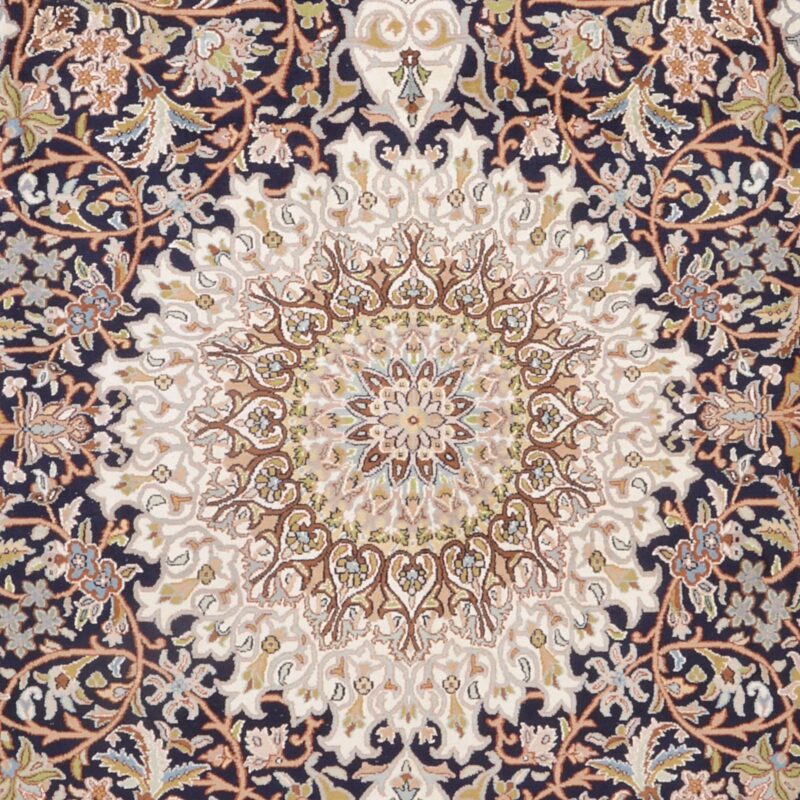Kashmir Oriental Rug 184 × 280 cm, Silk, hand-knotted, pastel — view 5
