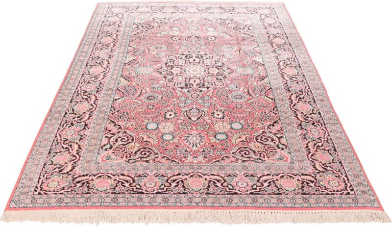 Kashmir Oriental Rug 184 × 285 cm, Silk, hand-knotted, pastel — view 4