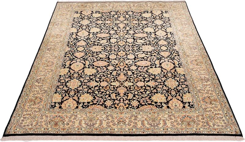 Kashmir Oriental Rug 185 × 273 cm, Silk, hand-knotted — view 3