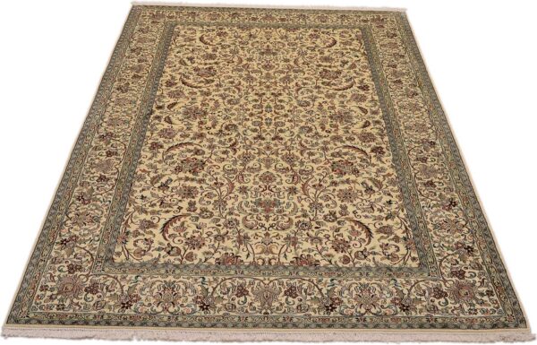 Kashmir Oriental Rug 185 × 277 cm, Silk, hand-knotted — view 2