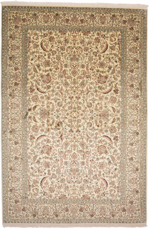 Kashmir Oriental Rug 185 × 277 cm, Silk, hand-knotted