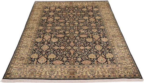 Kashmir Oriental Rug 185 × 278 cm, Silk, hand-knotted — view 2