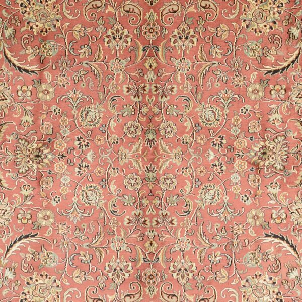 Kashmir Oriental Rug 185 × 279 cm, Silk, hand-knotted — view 5 Kashmir Oriental Rug 185 × 279 cm, Silk, hand-knotted — view 5