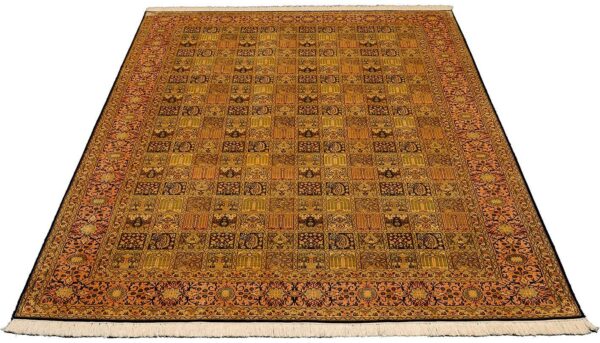 Kashmir Oriental Rug 185 × 279 cm, Silk, hand-knotted, fine — view 2